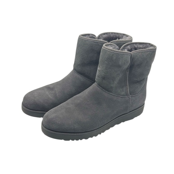 UGG Women's Kristin Grey Short Boots Size 10 - Picture 1 of 15